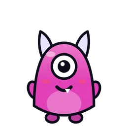 Gnatz in Magenta, a monster colour in Beasties
