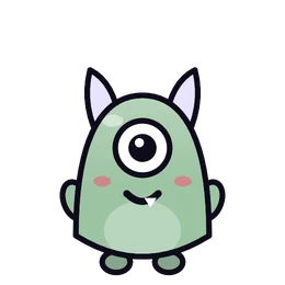 Gnatz in Sage, a monster colour in Beasties