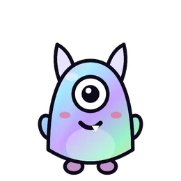 Gnatz in Holo, eine Monsterfarbe in Beasties