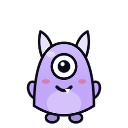 Gnatz in Lavender, a monster colour in Beasties