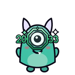 Gnatz mit der Neujahrsbrille 2033 in Beasties