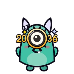 Gnatz mit der Neujahrsbrille 2036 in Beasties