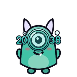 Gnatz mit der Neujahrsbrille 2038 in Beasties