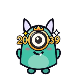 Gnatz mit der Neujahrsbrille 2039 in Beasties