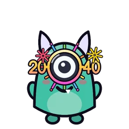 Gnatz mit der Neujahrsbrille 2040 in Beasties