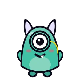 Glasses on Gnatz, a monster part in Beasties