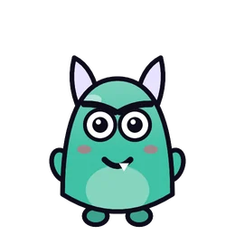 Grumpy brows on Gnatz, a monster part in Beasties