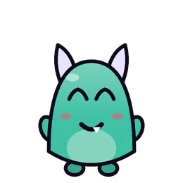 Smiley eyes on Gnatz, a monster part in Beasties