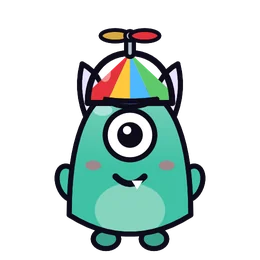 Propellermütze an Gnatz, ein Monsterteil in Beasties