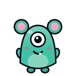 Mouse ears on Gnatz, a monster part in Beasties