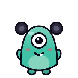 Panda ears on Gnatz, a monster part in Beasties