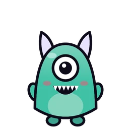 Shark grin on Gnatz, a monster part in Beasties
