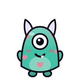 Hearts on Gnatz, a monster part in Beasties